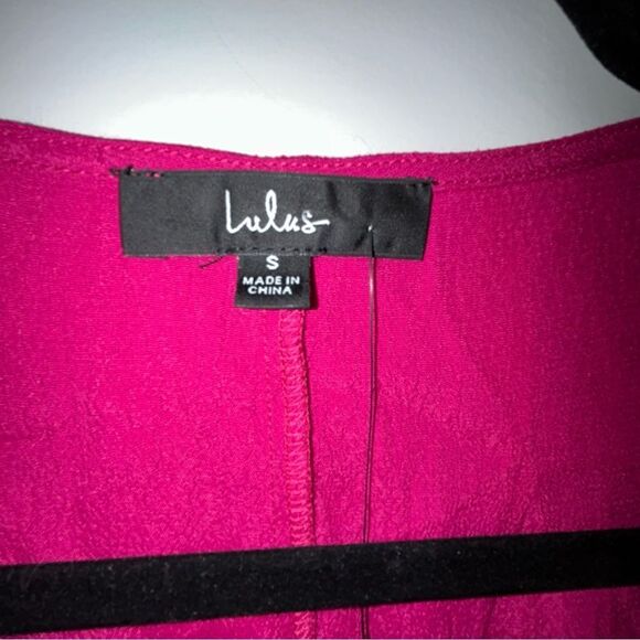 New, Lulus Button Front Corset  Long Sleeve Blouse Top - Picture 3 of 7